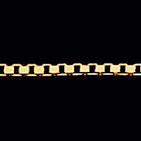 Corrente de Ouro Amarelo 18k Veneziana  60 cm / 1.0mm
